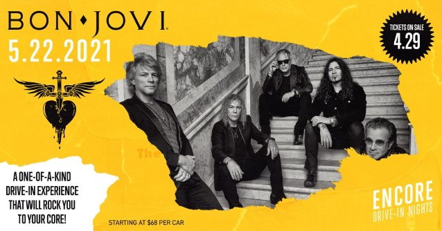 BON JOVI To Kick Off 'Encore Drive-In Nights' 2021 Concert Series